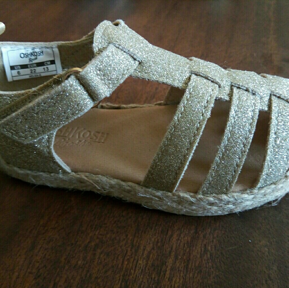 NEW Gold Espadrilles